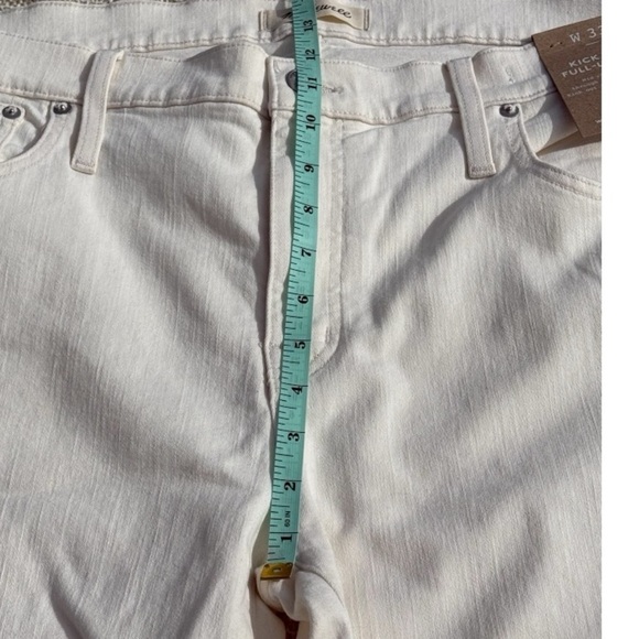 Madewell Kick Out Full-Length Jeans in Vintage Canvas‎ Size 33 /16 NEW NO641 - Picture 8 of 15